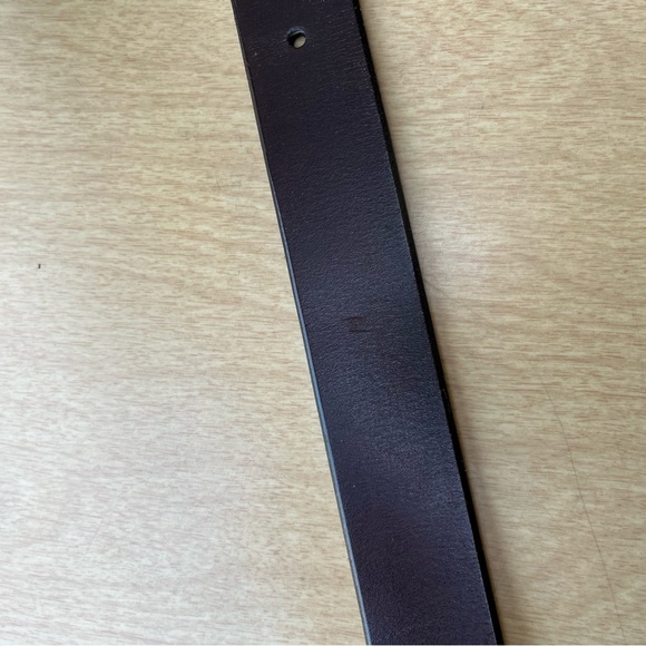 Bob Dunn Handmade Brown Leather Belt - No Buckle Sz 30 - Picture 11 of 12